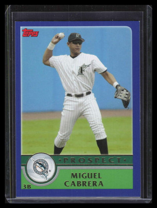 2003 Topps Traded t126 Miguel Cabrera PROS Prospect