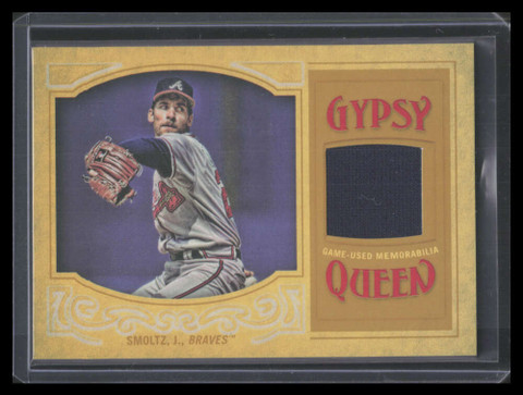 2016 Topps Gypsy Queen Relics Gold GQRJSM John Smoltz Jersey 38/50