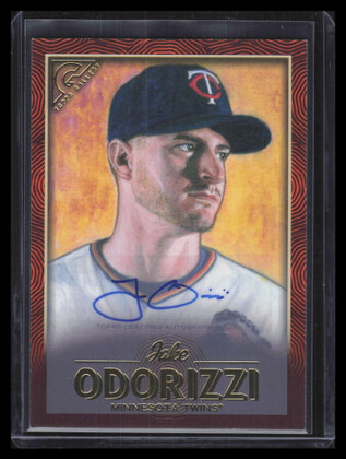 2018 Topps Gallery Autographs Orange 13 Jake Odorizzi Auto 10/25
