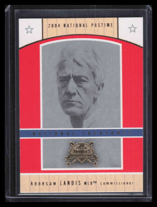 2004 National Pastime National Treasures Gold 2 Kennesaw Landis 13/19