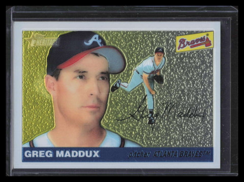 2004 Topps Heritage Chrome thc46 Greg Maddux 1186/1955