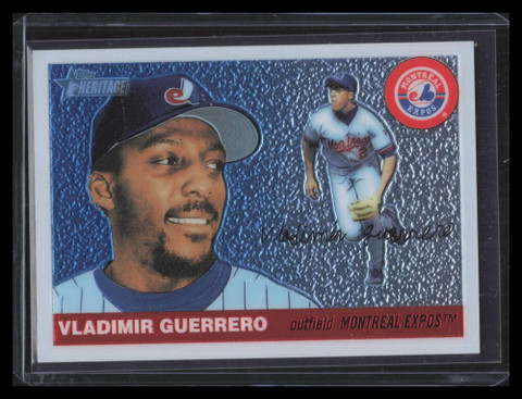 2004 Topps Heritage Chrome thc36 Vladimir Guerrero 127/1955