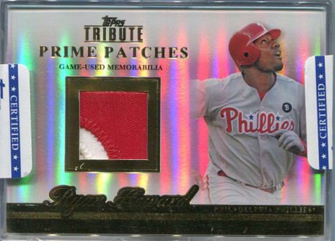2012 Topps Tribute Prime Patches RH Ryan Howard Patch 9/24