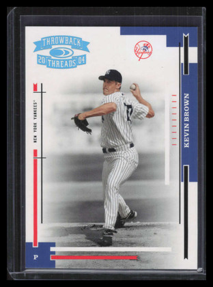 2004 Throwback Threads Platinum Proof 140 Kevin Brown 4/10