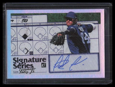 2019 Donruss Signature Series 49 Fernando Tatis Jr. Rookie Auto