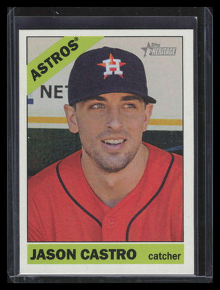 2015 Topps Heritage Blue Back 28 Jason Castro