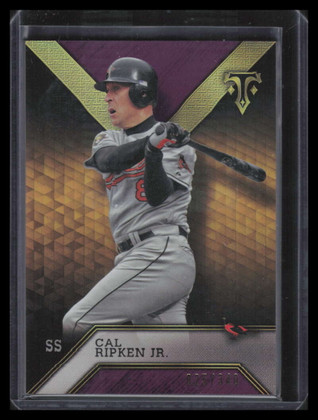 2016 Topps Triple Threads Amethyst 38 Cal Ripken Jr. 25/340