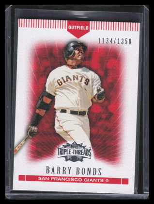 2007 Topps Triple Threads 75 Barry Bonds 1134/1350