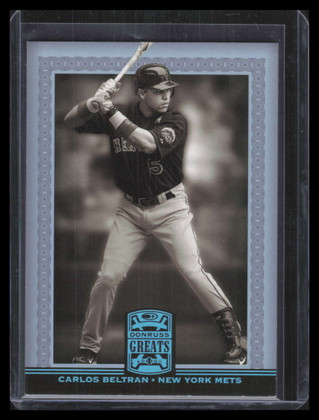 2005 Donruss Greats Platinum HoloFoil 123 Carlos Beltran 19/50
