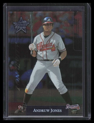 2002 Leaf Rookies and Stars Longevity 127 Andruw Jones 77/100