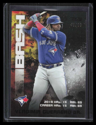 2020 Stadium Club Bash and Burn Black bab5 Vladimir Guerrero Jr. 49/99