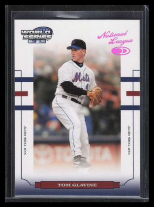 2004 Donruss World Series HoloFoil 100 118 Tom Glavine 58/100