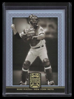 2005 Donruss Greats Gold HoloFoil 107 Mike Piazza 18/100