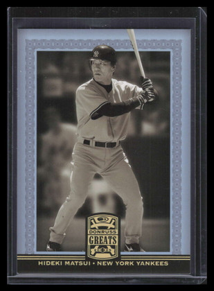 2005 Donruss Greats Gold HoloFoil 136 Hideki Matsui 58/100