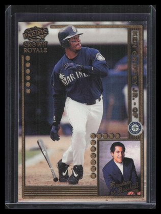 1998 Crown Royale Roy Firestone on Baseball 19 Ken Griffey Jr.