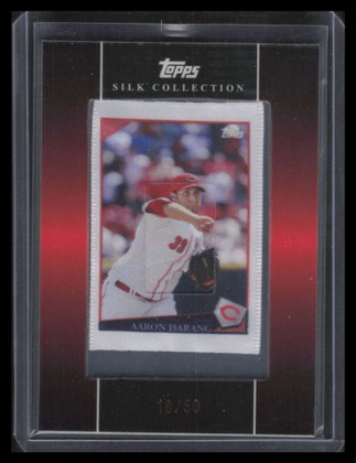 2009 Topps Silk Collection s86 Aaron Harang 18/50