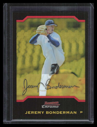 2004 Bowman Chrome Gold Refractor 9 Jeremy Bonderman 9/50