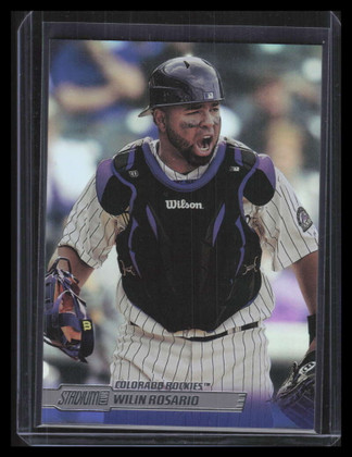 2014 Stadium Club Foilboard 132 Wilin Rosario 25/25