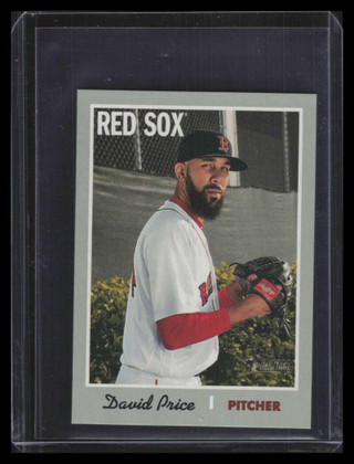 2019 Topps Heritage Mini 191 David Price 83/100