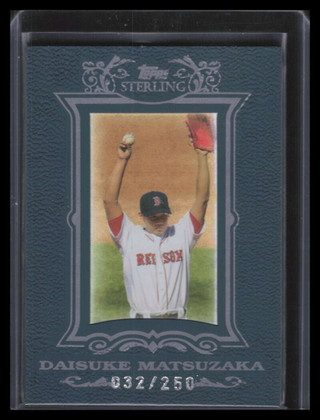 2007 Topps Sterling 249 Daisuke Matsuzaka Rookie 32/250
