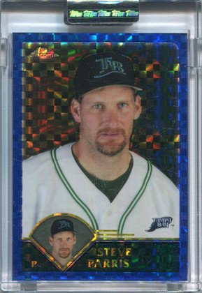2003 Topps Chrome Traded Uncirculated X-Fractor t93 Steve Parris 25/25