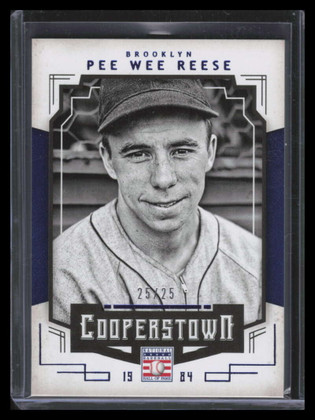 2015 Panini Cooperstown Blue 74 Pee Wee Reese 25/25