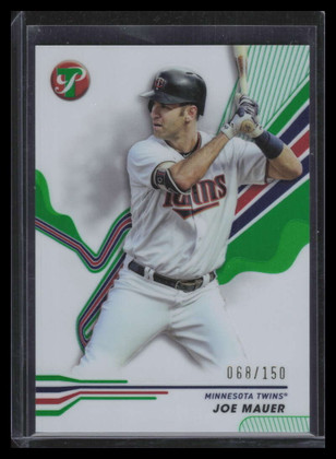 2024 Topps Pristine Green Refractor 153 Joe Mauer 68/150