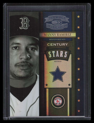 2004 Throwback Threads Century Stars Spectrum cs30 Manny Ramirez 99/100