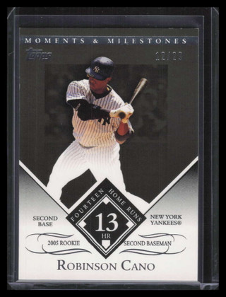 2007 Topps Moments and Milestones Black 156-13 Robinson Cano 12/29