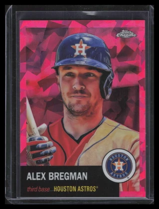 2022 Topps Chrome Platinum Fuchsia Atomic Refractor 361 Alex Bregman 69/100