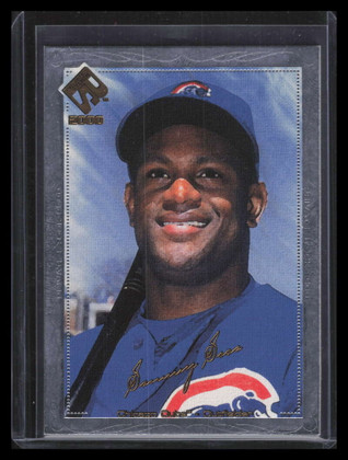2000 Private Stock Silver Portraits 25 Sammy Sosa 4/199
