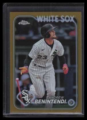 2024 Topps Chrome Gold Refractor 33 Andrew Benintendi 32/50