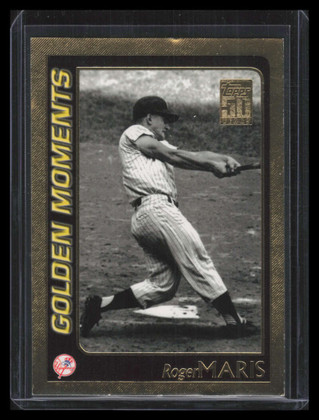 2001 Topps Gold 383 Roger Maris GM 941/2001 Golden Moments