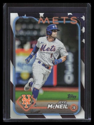 2024 Topps Independence Day 582 Jeff McNeil 34/76