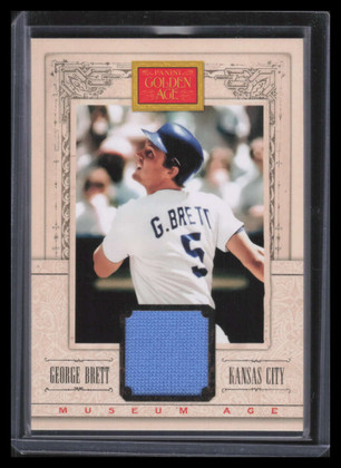 2013 Panini Golden Age Museum Age Memorabilia 7 George Brett Jersey