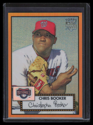 2006 Topps '52 Chrome Gold Refractor 79 Chris Booker Rookie 40/52