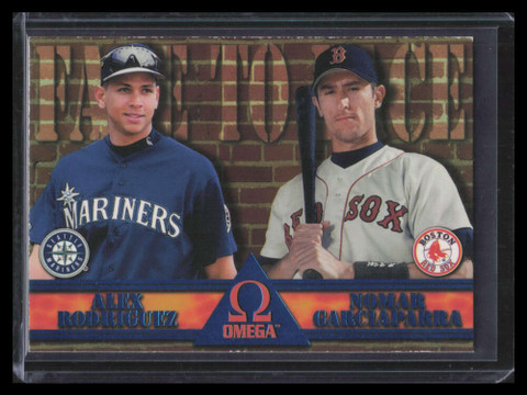 1998 Pacific Omega Face To Face 1 Nomar Garciaparra Alex Rodriguez F05704