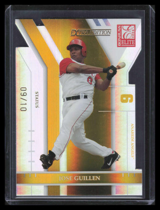 2004 Donruss Elite Extra Edition Status Gold 6 Jose Guillen 9/10