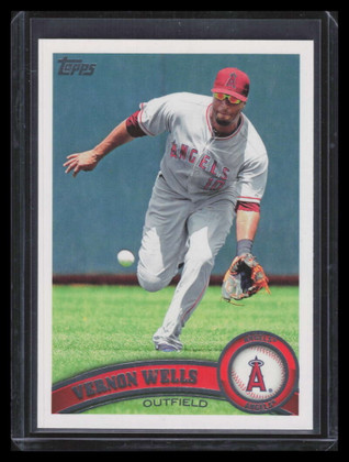 2011 Topps Sparkle 525 Vernon Wells Variation SP F05772