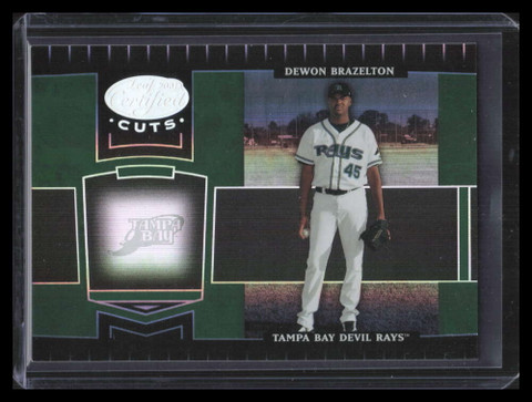 2004 Leaf Certified Cuts Marble Emerald 184 Dewon Brazelton 3/5