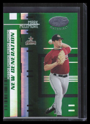2005 Leaf Certified Materials Mirror Emerald 224 Mark McLemore NG Rookie 2/5