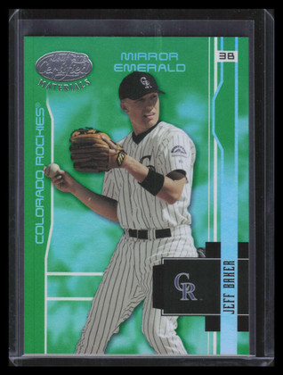 2003 Leaf Certified Materials Mirror Emerald 61 Jeff Baker 4/5