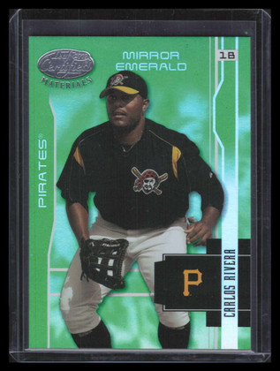 2003 Leaf Certified Materials Mirror Emerald 149 Carlos Rivera 3/5