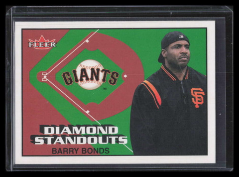 2002 Fleer Diamond Standouts 4 Barry Bonds 629/1200
