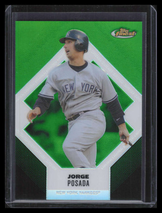2006 Finest Green Refractor 121 Jorge Posada 31/199
