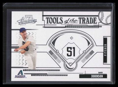 2005 Absolute Tools of the Trade Black tt165 Randy Johnson D'backs 54/100