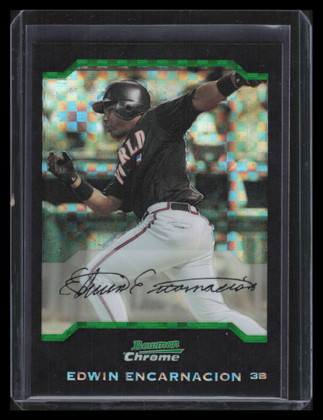 2004 Bowman Chrome Draft X-Fractor bdp131 Edwin Encarnacion 69/125