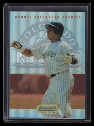 1995 Bowman's Best Refractor r71 Andres Galarraga 148896