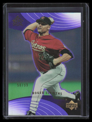 2005 Reflections Purple 64 Roger Clemens 50/99