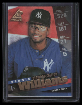 1998 Pinnacle Inside Diamond Edition 51 Bernie Williams 149006